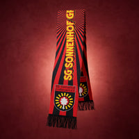 Fanschal Dorfklub – Rückseite mit SG Sonnenhof Großaspach Schriftzug und Wappen